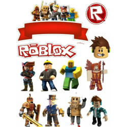 Print Roblox 1 icing sheet